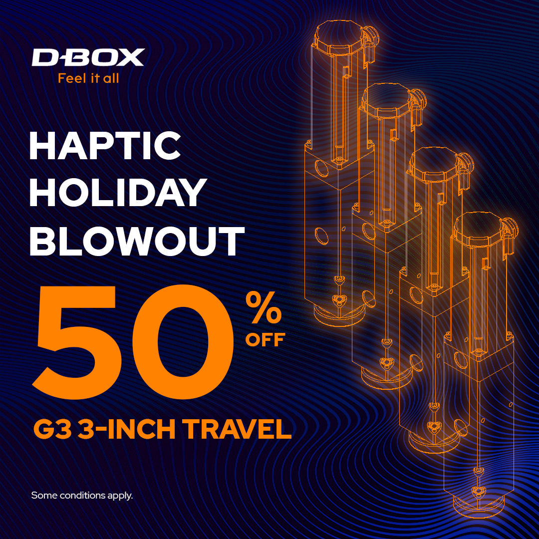 D-BOX Generation 3 Flex 4250i-3 Haptic System (3